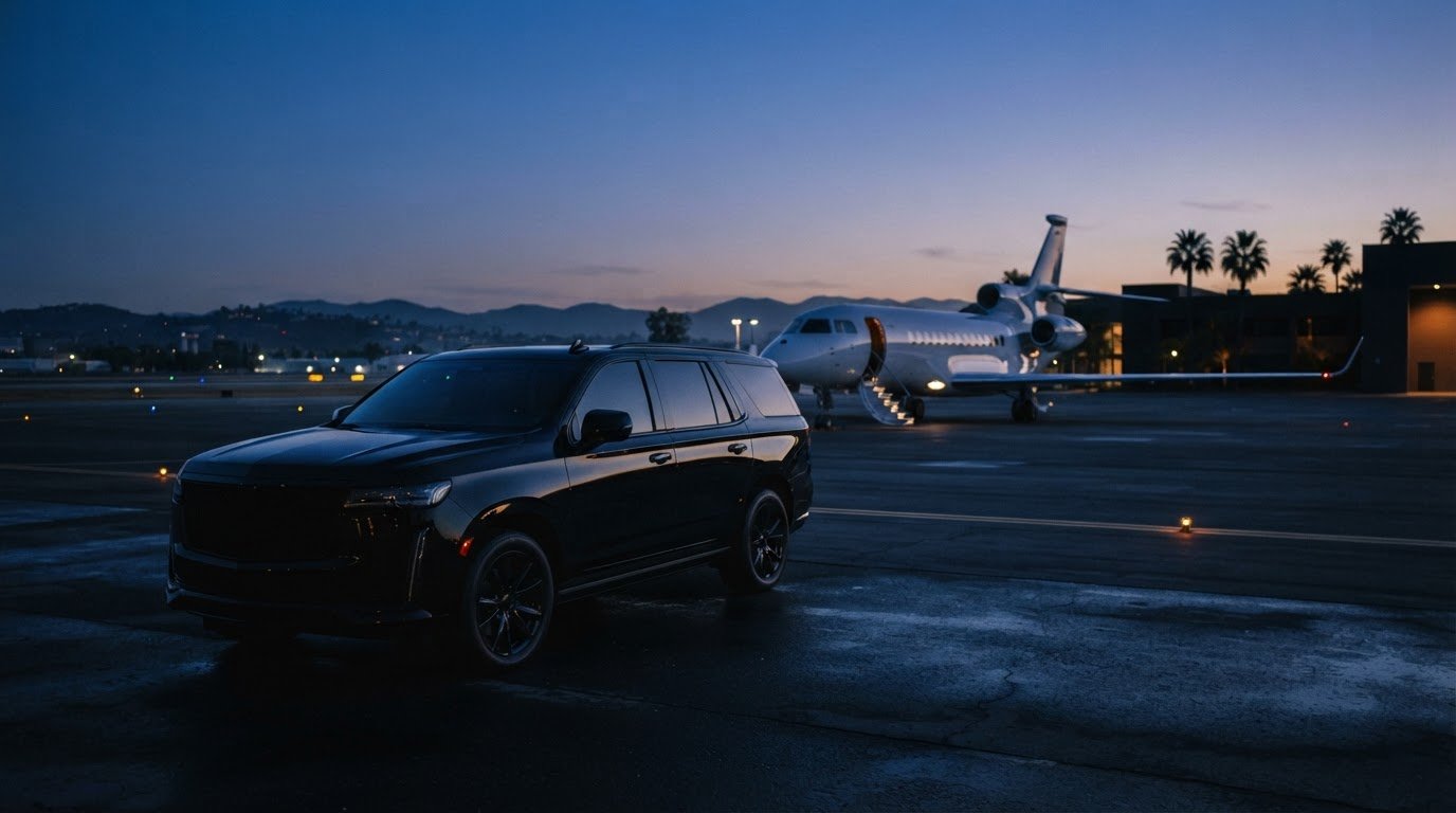 Private Jet Ground Transport from Van Nuys to Woodland Hills
